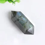 5 Sizes of Gray Labradorite Double-Terminated Crystal Point Wholesale