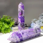 6.0-9.0 Purple Moss Agate Tower Bulk Wholesale