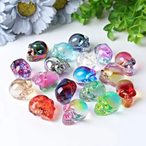 1 Aura Skull Angel Crystal Carvings