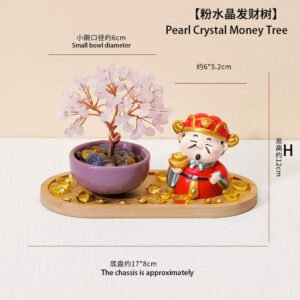 Mysterious Eastern God of Wealth - Prosperity Crystal Tree