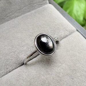 Natural Gold Fortune Stone Ring | Raw Crystal Healing Jewelry | Adjustable Mineral Band